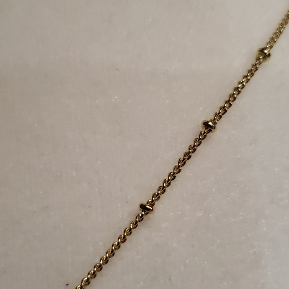 Boho 18k gold Double horn crescent  necklace - Picture 4 of 6